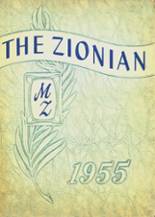 Mt. Zion High School 1955 yearbook cover photo