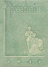 Pasadena High School 1947 yearbook cover photo