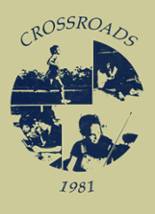 1981 Crossroads High School Yearbook from Santa monica, California cover image