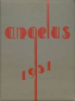 Academy of the Holy Angels 1951 yearbook cover photo