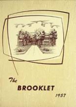 Brookville High School 1957 yearbook cover photo