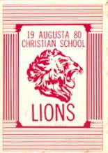 Augusta Christian High School 1980 yearbook cover photo