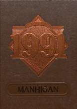 Mansfield High School 1991 yearbook cover photo