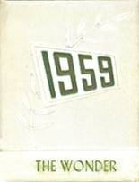 Waterloo High School 1959 yearbook cover photo