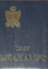 Tomahawk High School 1965 yearbook cover photo