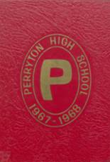 Perryton High School 1968 yearbook cover photo