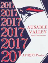 Ausable Valley High School 2017 yearbook cover photo