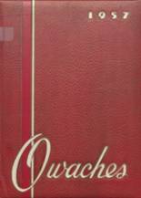 Ontario High School 1957 yearbook cover photo