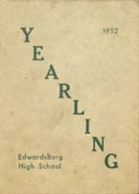 Edwardsburg High School 1952 yearbook cover photo