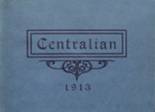 Central High School 1913 yearbook cover photo