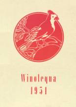1951 Winlock High School Yearbook from Winlock, Washington cover image