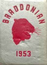 General Braddock High School 1953 yearbook cover photo