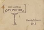 1915 Osceola High School Yearbook from Osceola, Nebraska cover image