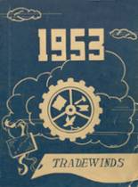 St. Johnsbury Trade School 1953 yearbook cover photo