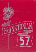 Frankfort High School 1957 yearbook cover photo