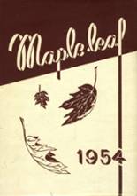 Maple Heights High School 1954 yearbook cover photo