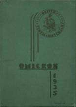 Oliver High School 1935 yearbook cover photo