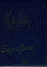 Sapulpa High School 1961 yearbook cover photo