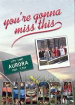 Aurora High School 2009 yearbook cover photo
