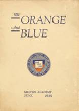 Milton Academy 1946 yearbook cover photo