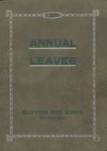 Bluffton High School 1926 yearbook cover photo