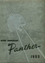 H. B. Plant High School 1953 yearbook cover photo