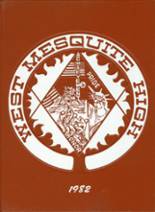 West Mesquite High School 1982 yearbook cover photo