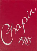 1983 Chapin High School Yearbook from Chapin, South Carolina cover image