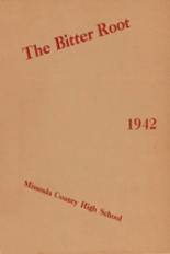 Missoula County High School 1942 yearbook cover photo