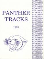 Saratoga High School 1983 yearbook cover photo