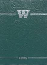 Waupaca High School 1949 yearbook cover photo