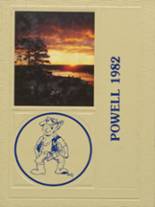 1982 Powell County High School Yearbook from Deer lodge, Montana cover image