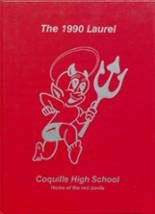 Coquille High School 1990 yearbook cover photo