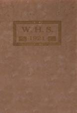 Walworth High School 1921 yearbook cover photo