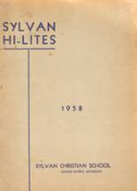 1958 Sylvan Christian School Yearbook from Grand rapids, Michigan cover image