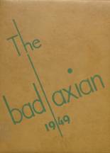 Bad Axe High School 1949 yearbook cover photo