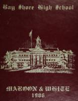 Bay Shore High School 1986 yearbook cover photo