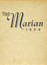 St. Mary's Academy 1954 yearbook cover photo
