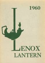 Lenox High School 1960 yearbook cover photo