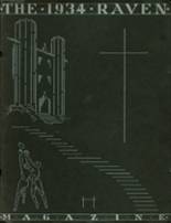 Benedictine College 1934 yearbook cover photo
