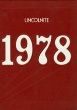 Lincoln Community High School 1978 yearbook cover photo