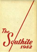 South High School 1952 yearbook cover photo