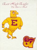 East High School 1987 yearbook cover photo