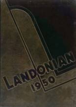 Landon High School 1950 yearbook cover photo