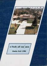 Arlington High School 1986 yearbook cover photo