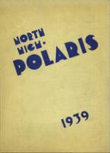 North High School 1939 yearbook cover photo