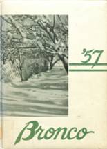 Blackfoot High School 1957 yearbook cover photo