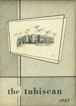 Tupper Lake High School 1957 yearbook cover photo