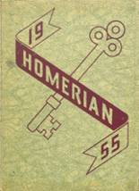 Homer High School 1955 yearbook cover photo