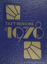 William Howard Taft High School 410 1978 yearbook cover photo